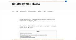 Desktop Screenshot of binaryoptionitalia.com